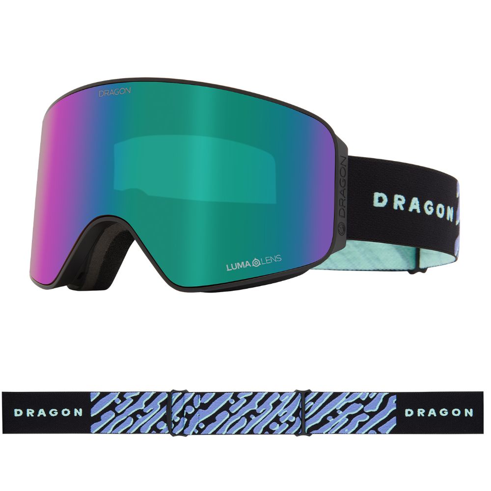 Dragon Unisex NFX MAG OTG Snow Sport Goggle - Bushido Frame | Lumalens Silver Ion Lens Nfx Mag OTG Danny Davis -Lumalens Silver Ion + Lumalens Dark Smoke