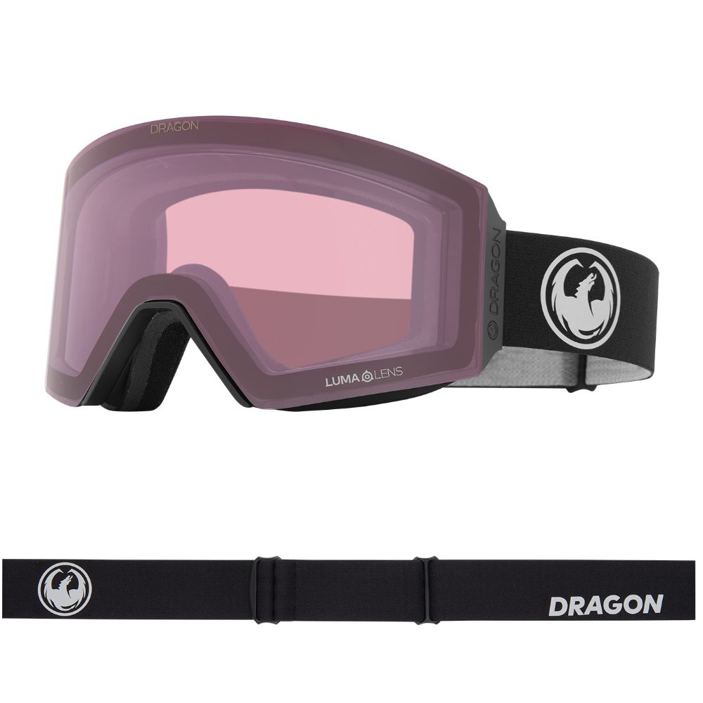 RVX MAG OTG - Nouveau Black with Lumalens Red Ionized &amp; Lumalens Light Rose Lens