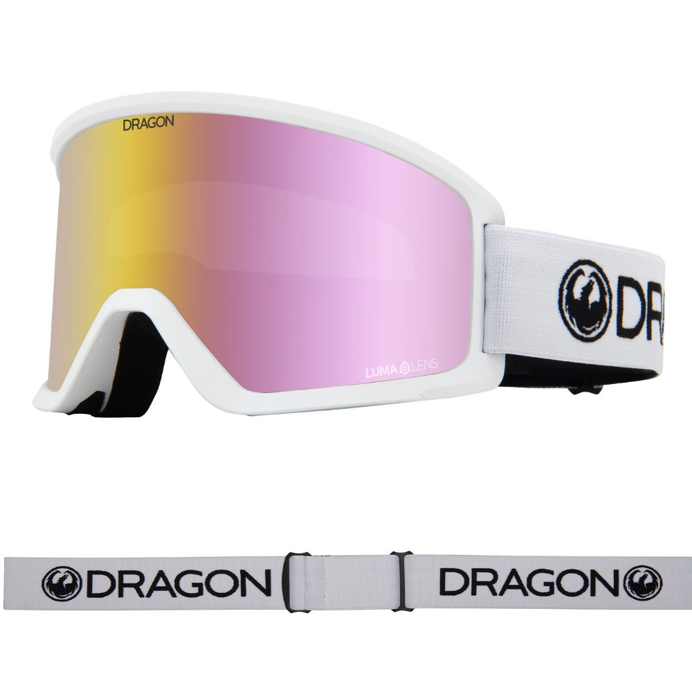 DX3 OTG - White with Lumalens Pink Ionized Lens