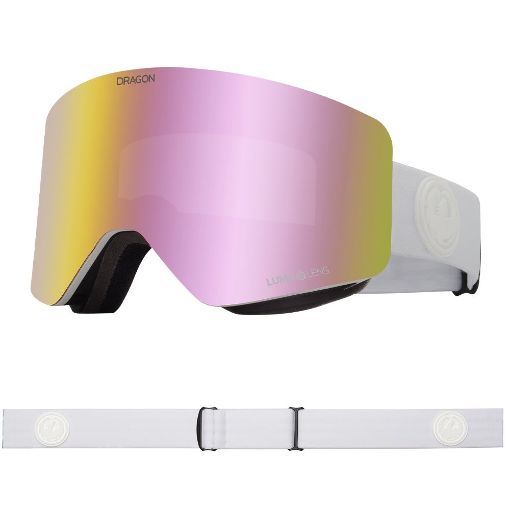 R1 OTG - Whiteout with Lumalens Pink Ionized &amp; Lumalens Dark Smoke Lens