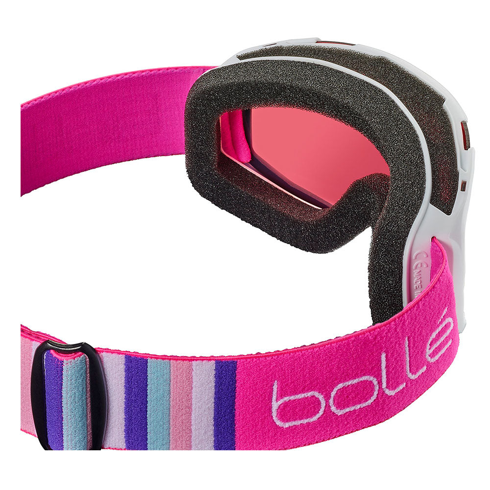 ROCKET - Matte White &amp; Pink with Vermillon Lens
