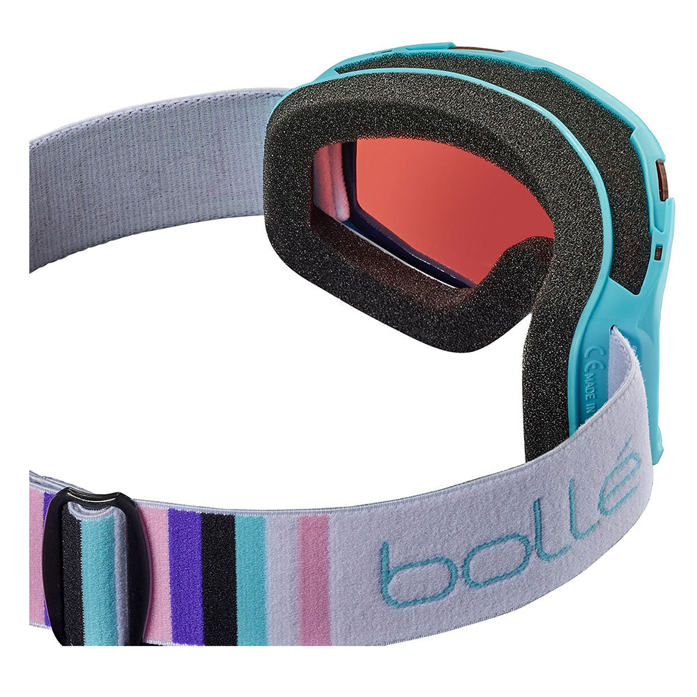 ROCKET - Matte Blue &amp; White with Rosy Bronze Lens