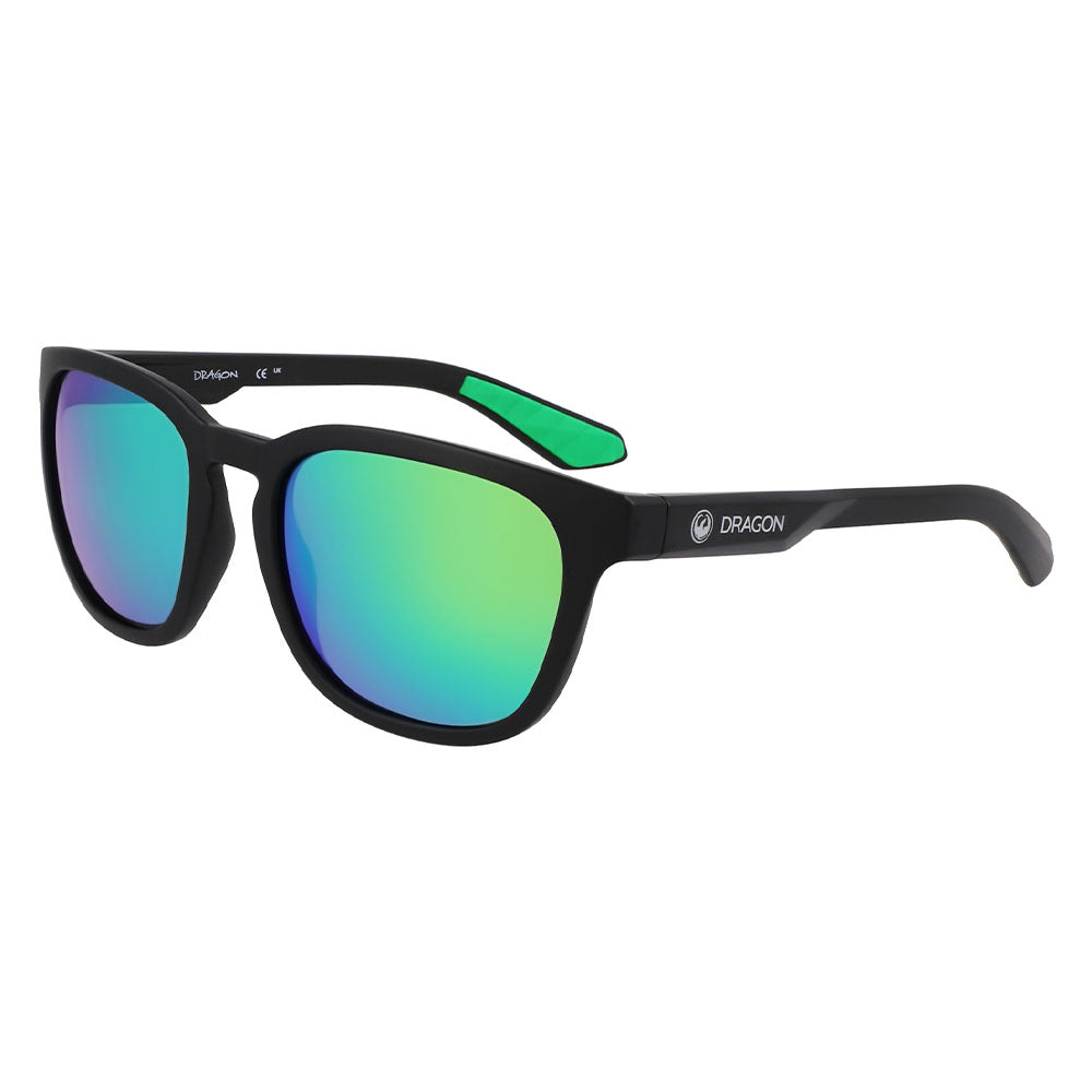 DUNE - Matte Black H2O with Polarized Lumalens Green Ionized Lens