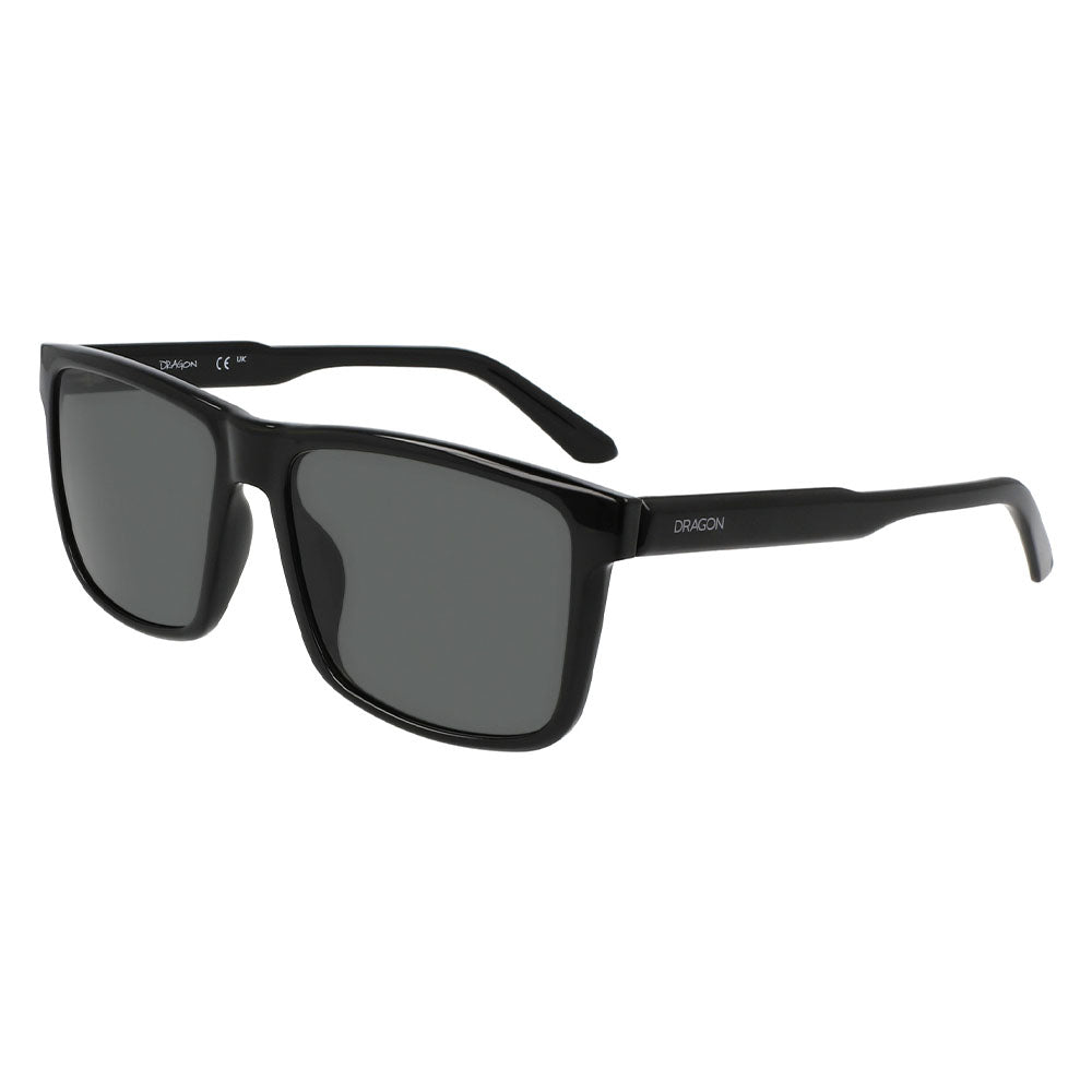 MERIDIEN UPCYCLED - Shiny Black with Polarized Lumalens Smoke Lens