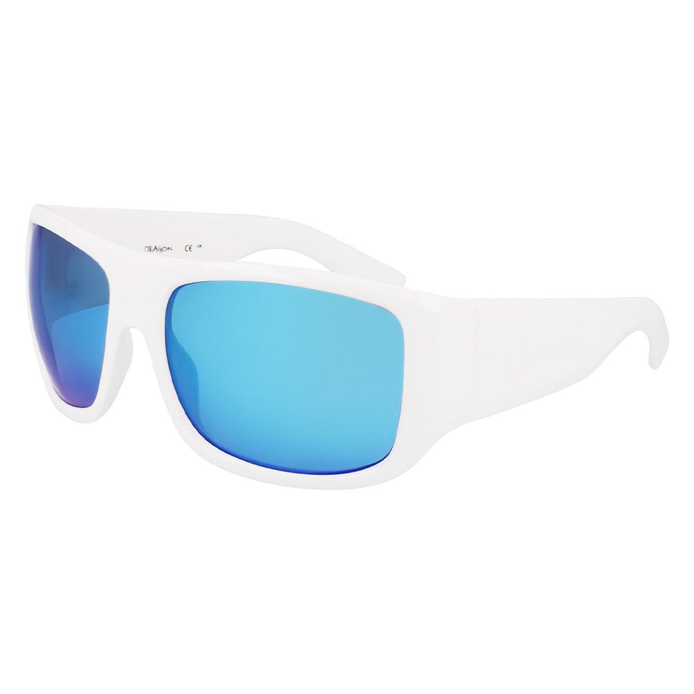 CALYPSO - Shiny White with Polarized Lumalens Blue Ionized Lens