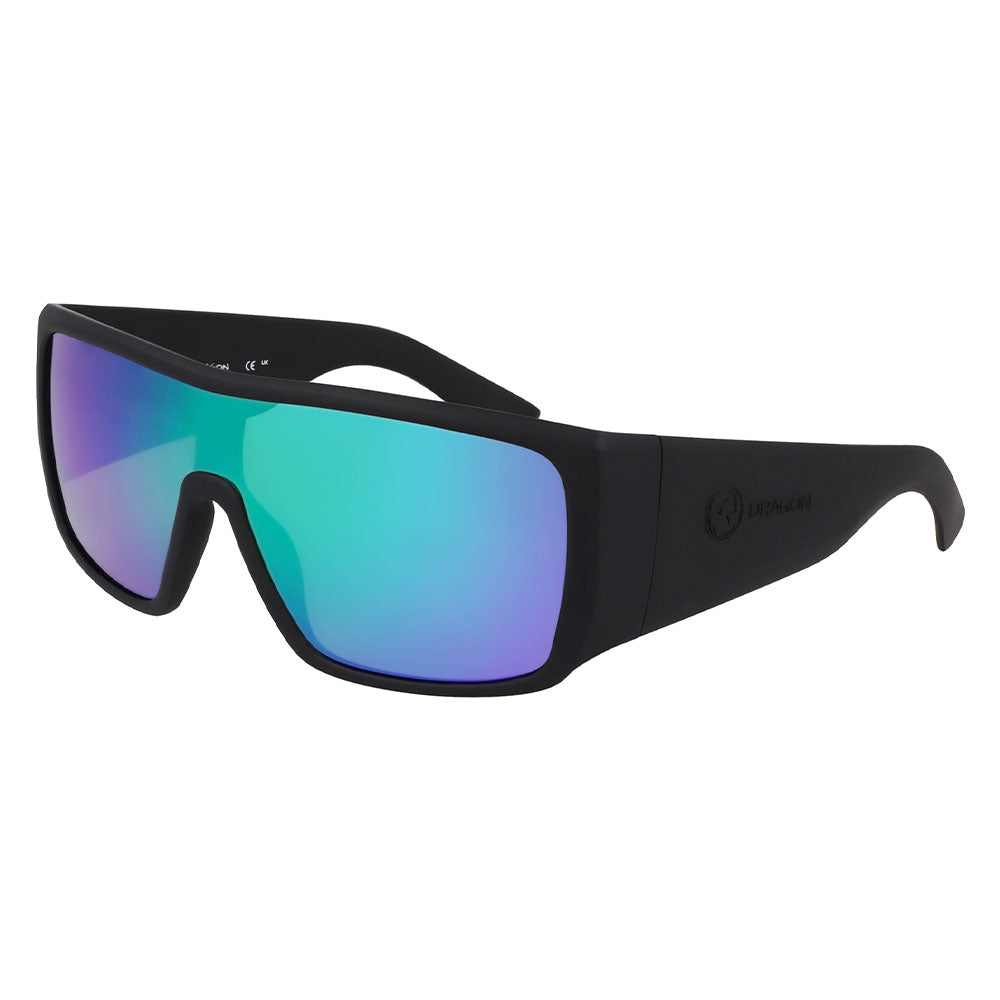 ROCKER - Matte Black with Polarized Lumalens Green Ionized Lens