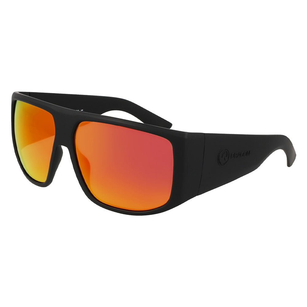 FIN - Matte Black with Polarized Lumalens Red Ionized Lens