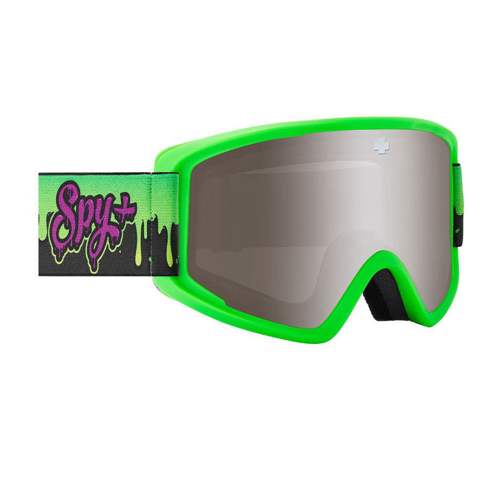 CRUSHER ELITE JR ECO - Slime with Silver Mirror Lens